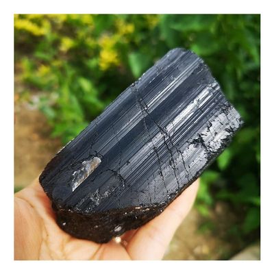 WGPHD Health & Household Natural Black Tourmaline Crystal Stone Original 1pc (Size : 1pc 210-250g)