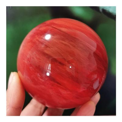 WGPHD Health & Household Quality Magic Red Melting Quartz Crystal Balls Sphere Healing Energy Chakra Ornaments for Home Decoration