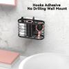 Aolldy 3 in 1 Hair Tool Organizer - Adjustable Height Wall Mounted/Cabinet Door Bathroom Organizer, Under Sink for Hair Dryer, Flat Irons, Curling Wands, Straighteners view 3