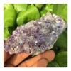 WGPHD Health & Household Natural Crystal Cluster Stone Electroplated Amethyst Crystal Gifts Ornament Art 120-130g view 2
