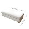BNNP Entrance Bench Bedroom Bed End Stool Bench Fabric Sofa Foot Stool Simple Household Change Shoe Stool Suitable for Living Room, Bedroom view 3