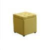 Entrance Bench Storage Sofa Stool Square Storage Stool Fabric Bed End Storage Stool Clothing Store Fitting Room Changing Shoe Stool Suitable for Living Room, Bedroom view 1