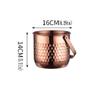 Beer Bottle Bucket Thickened Stainless Steel Ice Bucket Double-layer Champagne Bucket Red Wine Iced Beer Ice Cube Bucket Bar Ice Wine Bucket Ice Bucket for Cocktail Bar (Color : 1, Size : Medium) view 2