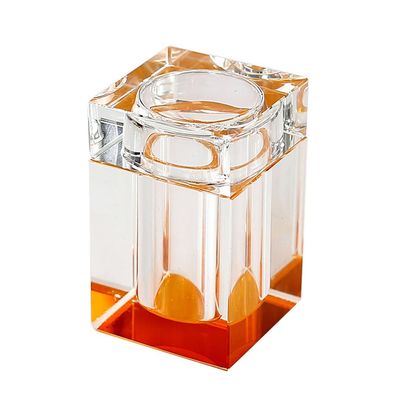 Toothpick Holders Crystal Glass Toothpick Box Transparent Toothpick Holder Dispenser Creative Household Light Luxury Hotel Restaurant Desktop Decoration Toothpick Dispenser (Color : E)