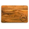 Affinity Decor Organic Acacia kitchen Cutting Chopping Charcuterie Board Platter for Butcher Block Cheese and Vegetables (Laser Christmas Board 11"L x 8"W) view 1