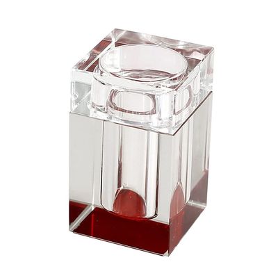 Toothpick Holders Crystal Glass Toothpick Box Transparent Toothpick Holder Dispenser Creative Household Light Luxury Hotel Restaurant Desktop Decoration Toothpick Dispenser (Color : B)