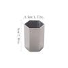 Toothpick Holders Hexagonal Toothpick Box Stainless Steel Toothpick Holder Dispenser Home Bar KTV Restaurant Desktop Toothpick Holder Toothpick Dispenser (Color : Brass) view 2