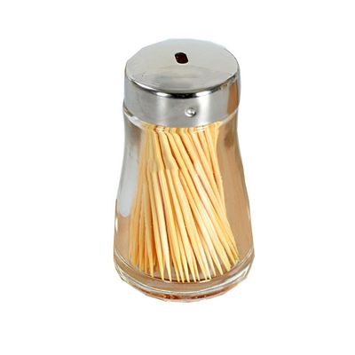 Toothpick Holders Toothpick Box Thickened Glass Bottle Transparent Toothpick Jar Household Daily Necessities Restaurant Kitchen Toothpick Box Toothpick Dispenser