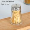 Toothpick Holders Toothpick Box Thickened Glass Bottle Transparent Toothpick Jar Household Daily Necessities Restaurant Kitchen Toothpick Box Toothpick Dispenser view 4