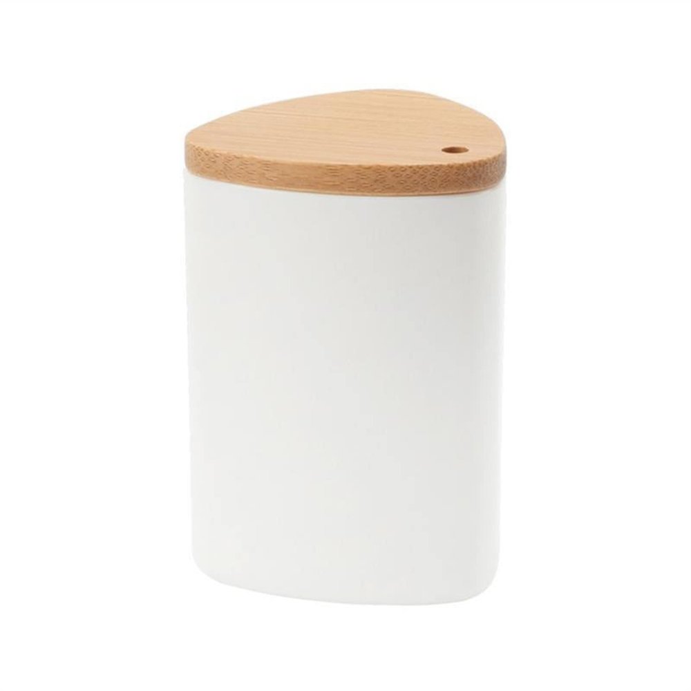 Toothpick Holders Toothpick Case 1 PC Toothpick Holder Desktop Container Toothpick Jar Dispenser With Bamboo Lid Hotel Living Room Toothpicks Toothpick Dispenser