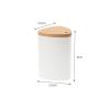 Toothpick Holders Toothpick Case 1 PC Toothpick Holder Desktop Container Toothpick Jar Dispenser With Bamboo Lid Hotel Living Room Toothpicks Toothpick Dispenser view 2
