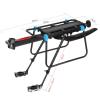 Breadom Bicycle Pannier Rack, Adjustable Carrier Rear Bicycle Accessories Equipment Stand Footstock Bike Carrier Racks with Reflector view 3