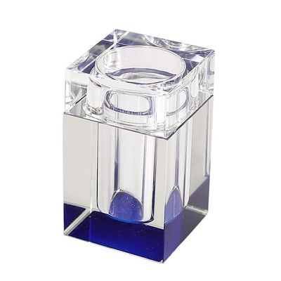 Toothpick Holders Crystal Glass Toothpick Box Transparent Toothpick Holder Dispenser Creative Household Light Luxury Hotel Restaurant Desktop Decoration Toothpick Dispenser (Color : Brass)