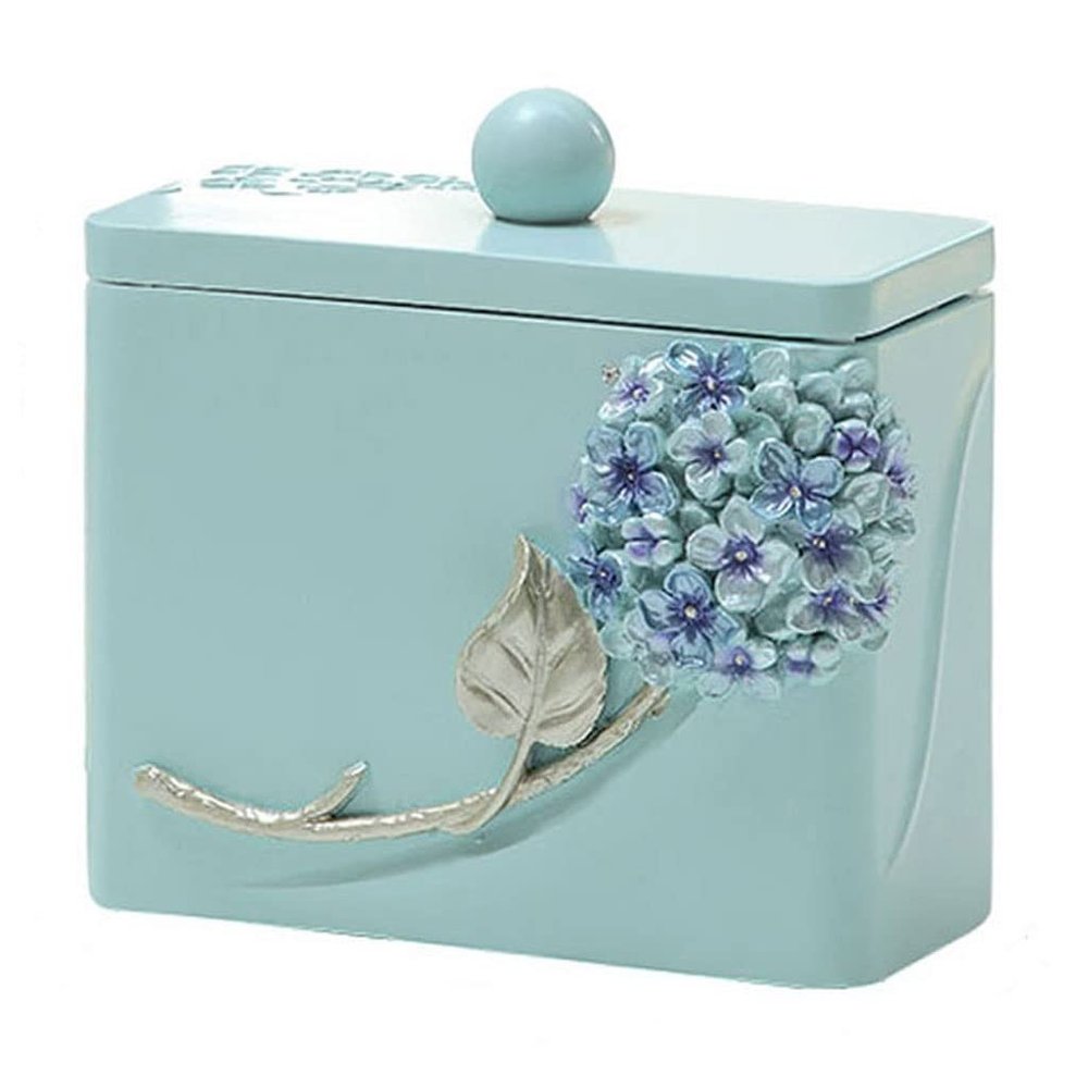 Toothpick Holders Fashion Hand Carved Flower Toothpick Box Portable Resin Cotton Swab Box Suitable for Restaurant Kitchen Toothpick Box Toothpick Dispenser