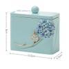 Toothpick Holders Fashion Hand Carved Flower Toothpick Box Portable Resin Cotton Swab Box Suitable for Restaurant Kitchen Toothpick Box Toothpick Dispenser view 2