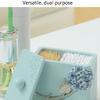Toothpick Holders Fashion Hand Carved Flower Toothpick Box Portable Resin Cotton Swab Box Suitable for Restaurant Kitchen Toothpick Box Toothpick Dispenser view 3