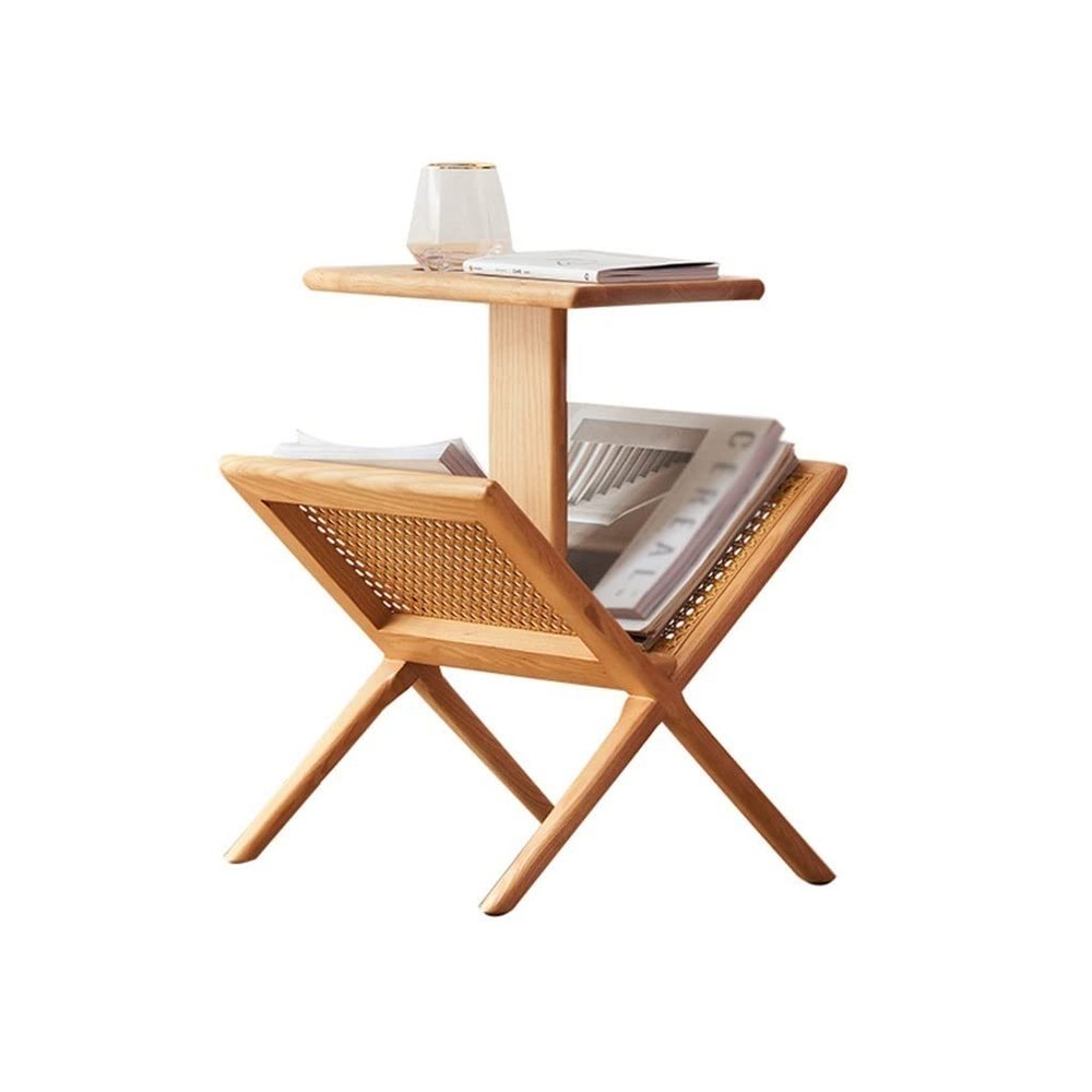 ARZARF Independent Bookshelf Creative Bookshelf Storage Rack Floor Rattan File Magazine Rack Display Rack Multi-Functional Bookshelf Storage Cabinet Bookcase Organizer