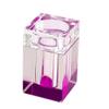 Toothpick Holders Crystal Glass Toothpick Box Transparent Toothpick Holder Dispenser Creative Household Light Luxury Hotel Restaurant Desktop Decoration Toothpick Dispenser (Color : L) view 1