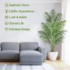 Keeplush Artificial Palm Tree 6ft Tall Fake Palm Tree Indoor Decor with 18 Leaves and Real Bark Design Faux Tropical Areca Palm Silk Floor Plant in Pot for Home Office Living Room Bedroom Decor 1pcs view 2
