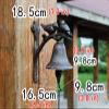 DOZRAN Medium Iron Cast Door Bell, Sign with 2 Birds, Heavy Duty Shaking Dinner Bells for Restaurant/Cafe/Family, Farmhouse Style view 3