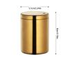 Toothpick Holders Stainless Steel Toothpick Box with Cover Toothpick Holder Dispenser Home Hotel Restaurant Desktop Decorative Toothpick Box Toothpick Dispenser (Color : A2pc) view 2