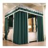 Bed Canopy Pure Color Bedroom Bed Canopy, Household Dust-Proof, Windproof and Sunshade Bed Curtain, with Stainless Steel Bracket (Color : A2, Size : 180x200x200cm) view 1