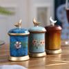 American toothpick box decoration toothpick jar living room table toothpick box household toothpick bucket (Color : C) view 3
