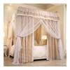 Bed Canopy Plaid Pattern Bedroom Bed Canopy, Bed Curtain with Floor Standing Curtain, All Season, Easy to Install (Color : A3, Size : 150X200X200CM) view 1