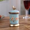 American toothpick box decoration toothpick jar living room table toothpick box household toothpick bucket (Color : B) view 1