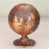 Retro Alloy Globe Toothpick Holder Container Household Table Toothpick Storage Box Toothpick Dispenser (Color : B) view 1