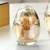 Transparent glass egg box ceramic cotton swab toothpick holder storage box living room storage box (Color : C) view 1
