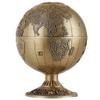 Retro Alloy Globe Toothpick Holder Container Household Table Toothpick Storage Box Toothpick Dispenser (Color : A) view 1