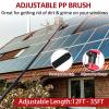 SHENUZ Window Cleaning Pole, Window Cleaner Kit, Water/Hose Fed Pole, Window Cleaning Brush Equipment, Telescopic Window Washing Equipment,18FT/5.4M view 4