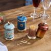 American toothpick box decoration toothpick jar living room table toothpick box household toothpick bucket (Color : A) view 4