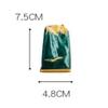 Chinese toothpick holder cotton swab box living room ceramic table decoration tableware accessories view 2