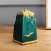 Chinese toothpick holder cotton swab box living room ceramic table decoration tableware accessories view 3