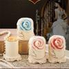 Ceramic tracing gold European-style household flower toothpick holder storage box living room toothpick jar (Color : B) view 2