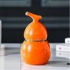 Toothpick barrel barrel Nordic hotel restaurant household cotton swab box Chinese gourd storage tank (Color : B) view 1