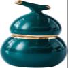 Toothpick barrel barrel Nordic hotel restaurant household cotton swab box Chinese gourd storage tank (Color : A) view 1