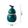 Toothpick barrel barrel Nordic hotel restaurant household cotton swab box Chinese gourd storage tank (Color : A) view 2