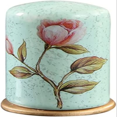Chinese toothpick container ceramic toothpick container dining room table decoration kitchen utensils (Color : A)