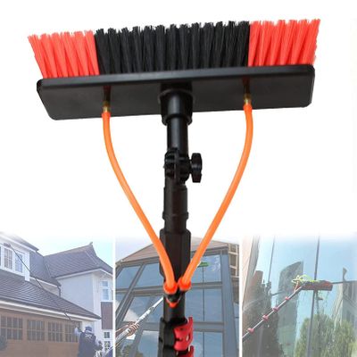 Water Fed Pole Kit, Water Fed Brush, Water Fed Cleaning System, Cleaning Tool Outdoor Window Cleaner, Solar Panel Cleaning Syste,29FT/9M