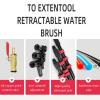 SHENUZ Water Fed Pole Kit Window Cleaning Brush with Extended Handle and Water Hose Cleaning and Washing Tool,18FT/5.4M view 4