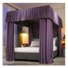 Bed Canopy Simple Three Door Bed Canopy, Shading and Dust-Proof Wind Proof Bed Curtain, with Stainless Steel Bracket (Color : A2, Size : 180X220X200cm) view 1