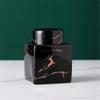 Ceramic marble toothpick holder household cotton swab storage box dining table toothpick box (Color : A) view 1