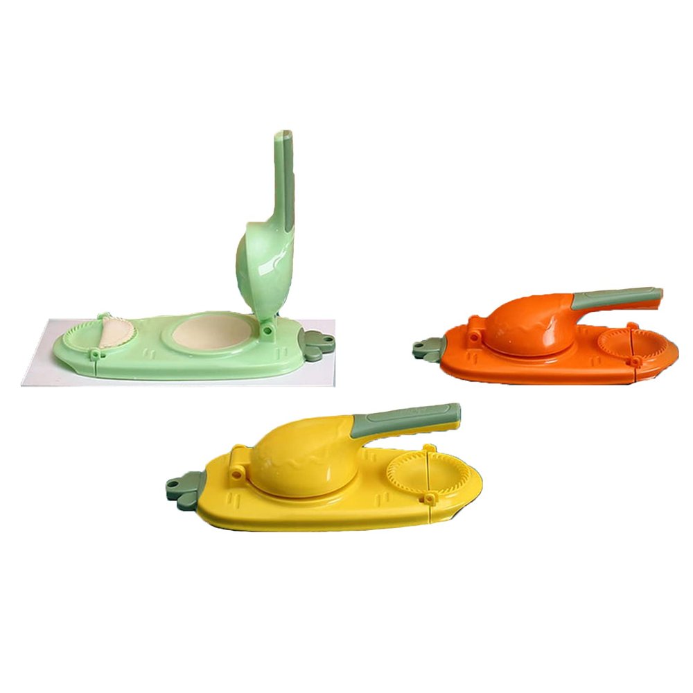 2 In 1 Dumpling Maker,Kitchen Dumpling Moulds,DIY Dumpling Maker,Portable dumpling making tool,Making and pressing dumpling skin machine,Multi function DIY Manual Dumpling Press Molds