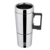 12V/24V Car Heating Cup Car Heated Mug, 300ml Stainless Steel Travel Electric Coffee Cup Insulated Heated Mug view 1