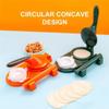3 In 1 Dough Pressing Dumpling Maker Set, Manual DIY Dumpling Mold Skin Press Wrapper Maker Moulds Machine, Kitchen Dough Presser For Empanada Perogies Wonton Tortilla Samosa Making Maker (A) view 2