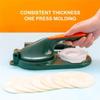 3 In 1 Dough Pressing Dumpling Maker Set, Manual DIY Dumpling Mold Skin Press Wrapper Maker Moulds Machine, Kitchen Dough Presser For Empanada Perogies Wonton Tortilla Samosa Making Maker (A) view 3