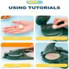 3 In 1 Dough Pressing Dumpling Maker Set, Manual DIY Dumpling Mold Skin Press Wrapper Maker Moulds Machine, Kitchen Dough Presser For Empanada Perogies Wonton Tortilla Samosa Making Maker (A) view 4